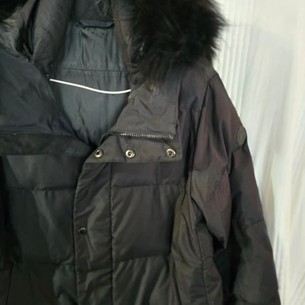 코오롱 너구리 오리털 롱패딩