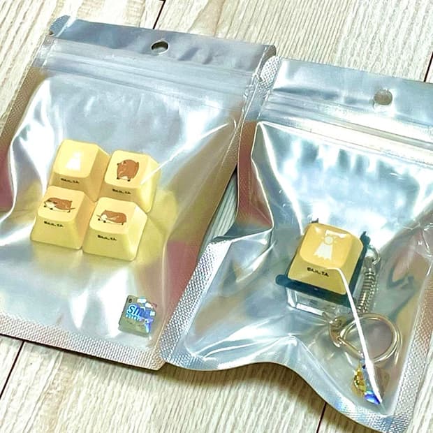 오드스튜디오 디지몬 키캡 키링 희망 파닥몬 세트 일괄