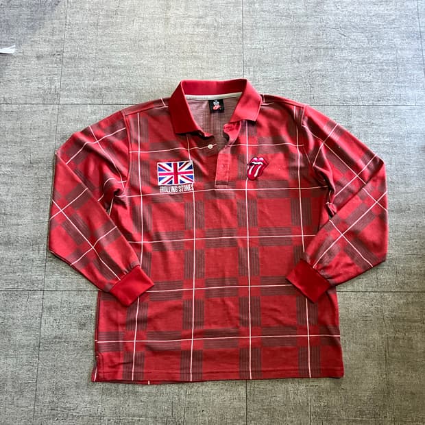롤링스톤스 올드스쿨스트릿 잉글랜드마크 혁오 폴로카라티셔츠