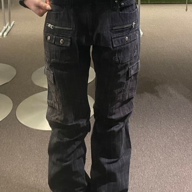 L)Japanese vintage 여성 멀티포켓 팬츠