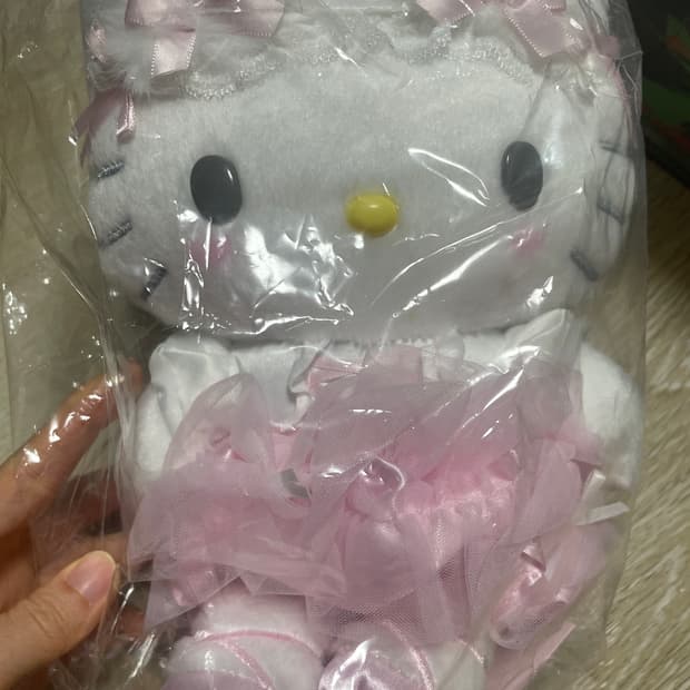 산리오 헬로키티 발레리나 시로네코 키티 누이