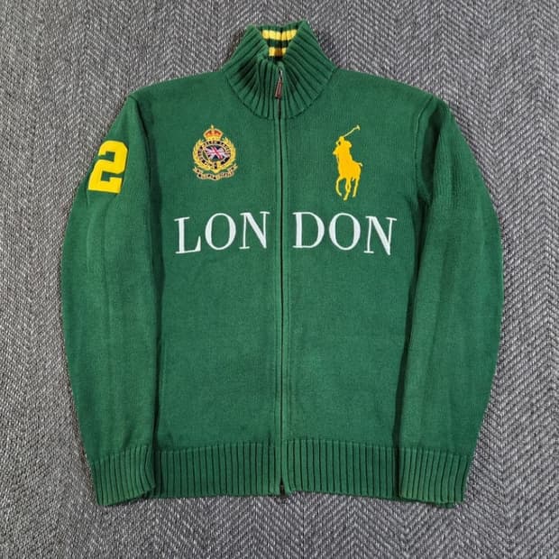 [ XL] 폴로 치프키프 런던빅포니 니트 집업