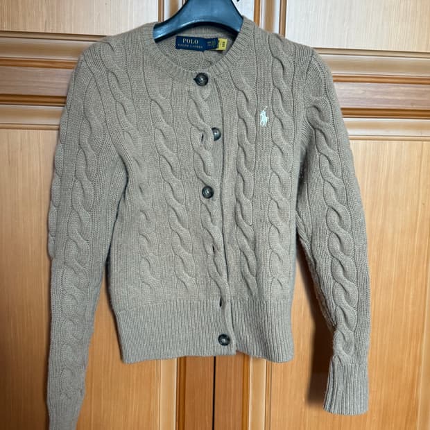 폴로 랄프로렌 수지 가디건(화이트포니)