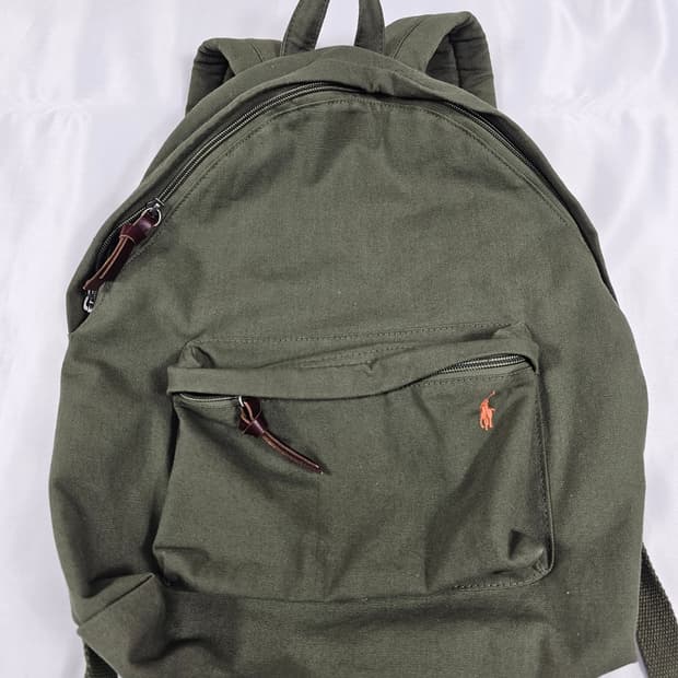 폴로캔버스백팩