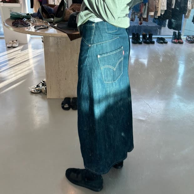 Vintage Levis Engineered Denim Skirt