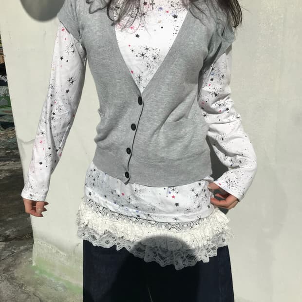 Gap 소프트 그레이 가디건