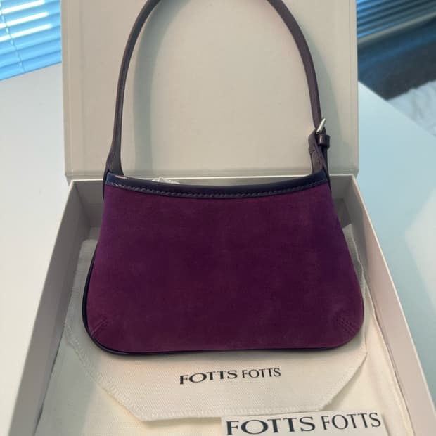 포츠포츠 탑핸들 미니백 퍼플