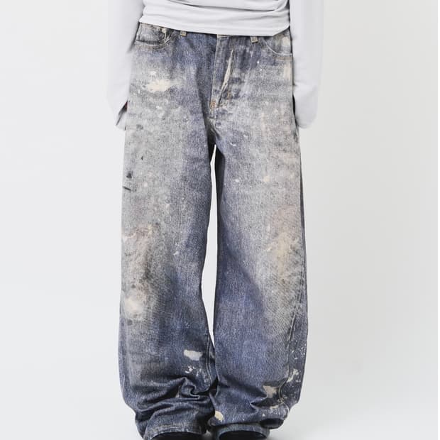 하이파이펑크 디지털 와이드 데님