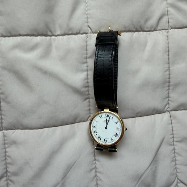 까르띠에 방돔 쿼츠 빈티지