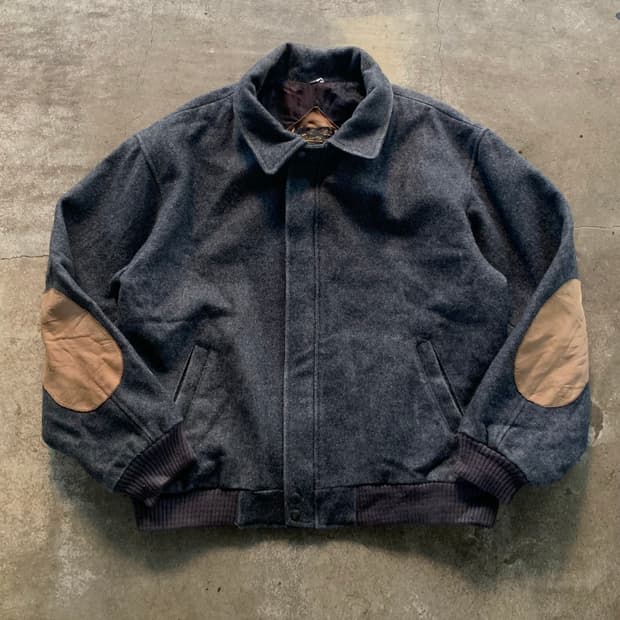 70s 에디바우어 울 봄버 자켓