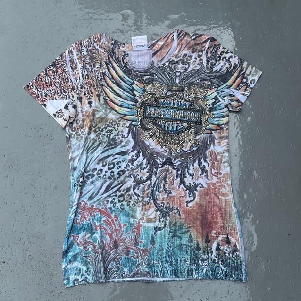 [할리데이비슨] •Vintage Y2K Womens Tee