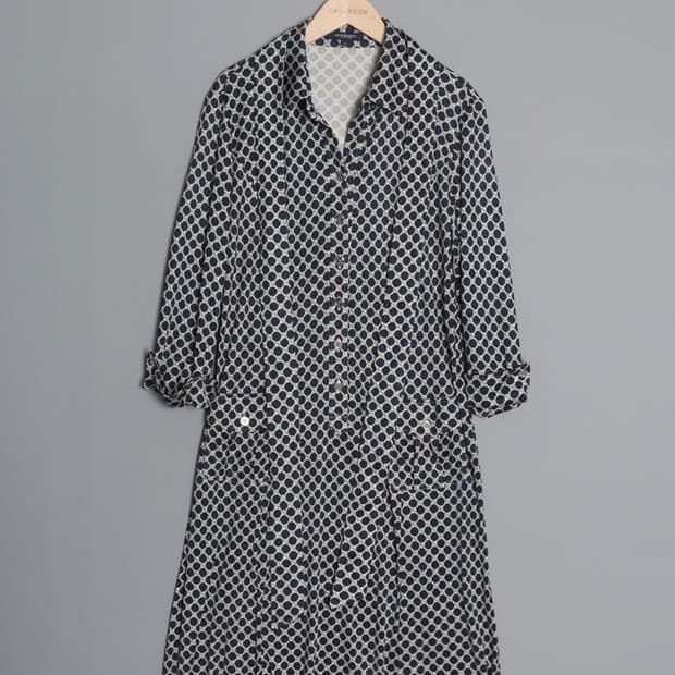 BURBERRY LONDON Pattern Silk One-Piece