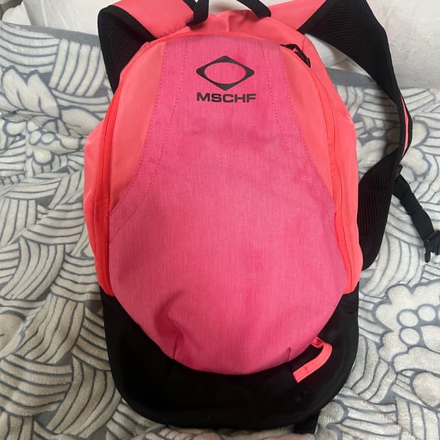 미스치프 롬버스 백팩 핑크