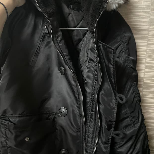 아캄 MA-1 Hooded Fur (Black)