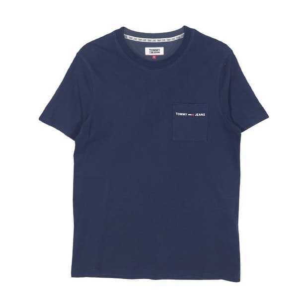 Tommy Jeans 플래그 로고 포켓 반팔티 M