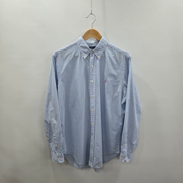 폴로랄프로렌 버튼다운 스트라이프 셔츠 M