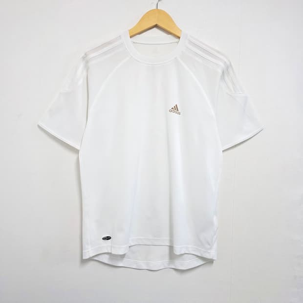 95 아디다스 올드스쿨 져지 반팔티 화이트 골드
