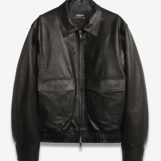 (2XL) 도프제이슨 프리미엄 램스킨 베지터블 레더자켓