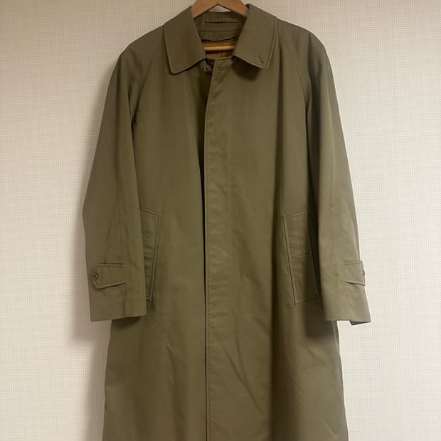 버버리 싱글 발마칸 코트(트렌치코트)