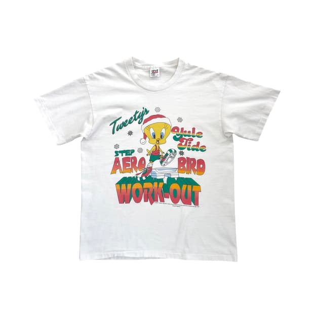 1993 Looney Tunes Tweety Holiday T-shirt