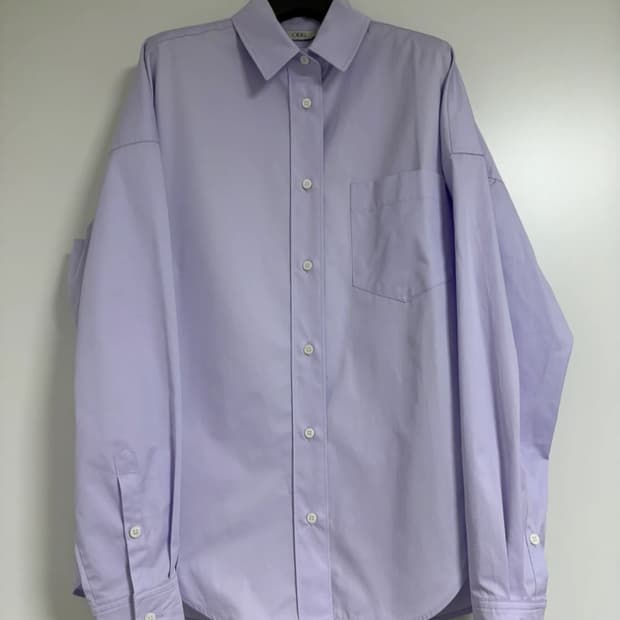 오르ORR 에어박스셔츠 라벤더S 