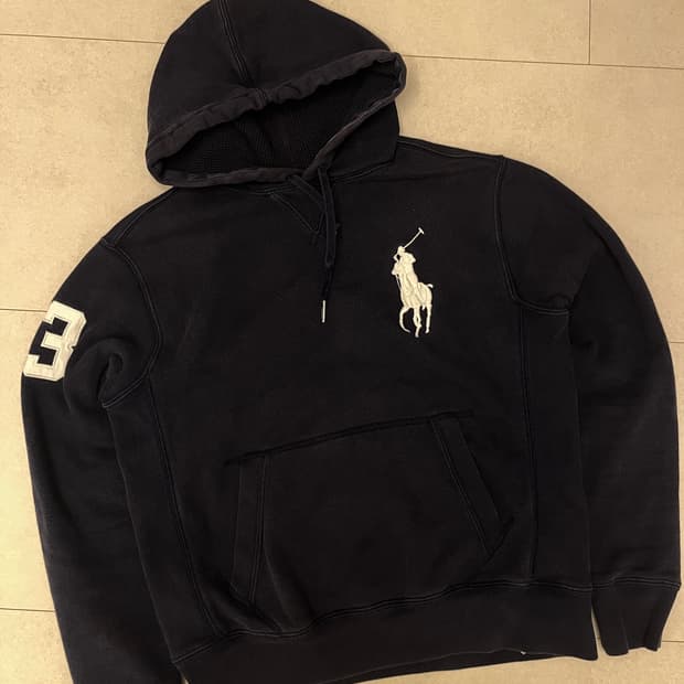 Polo Ralph Lauren 폴로 랄프로렌 빅포니 후드 네이비&화이트