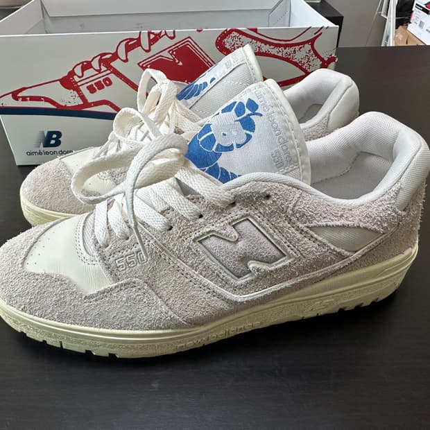 뉴발란스 550 에메 레온 도르 그레이 스웨이드