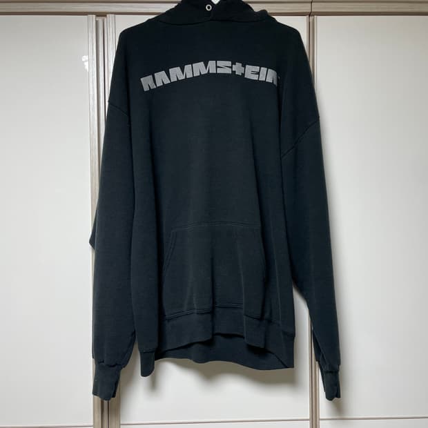[XL] 빈티지 90s rammstein 람슈테인 후드티