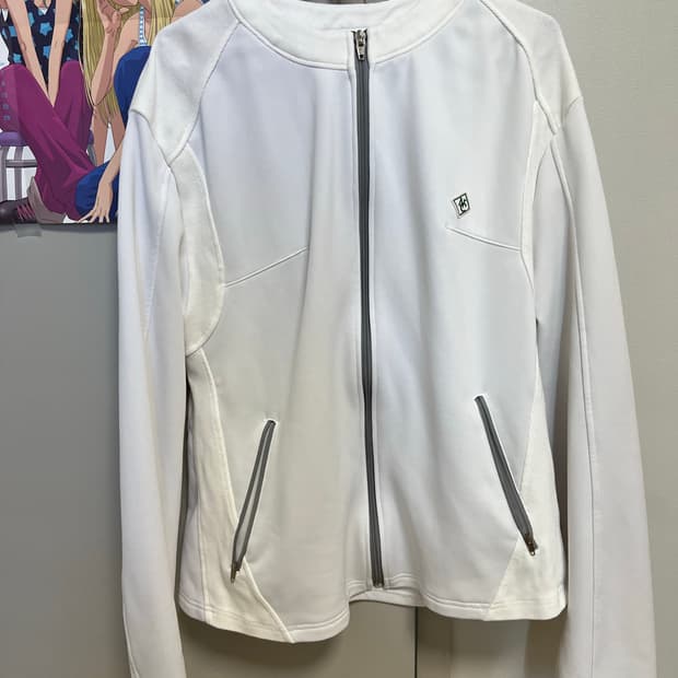 노컨텐츠 져지자켓 화이트