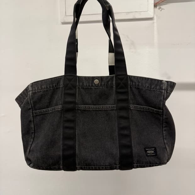 Porter Black Denim Bag