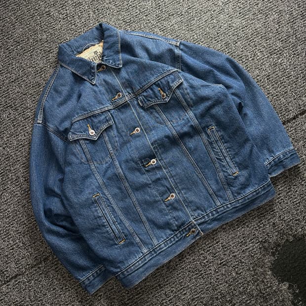 리바이스 실버탭 데님 트러커 워크 자켓 3969