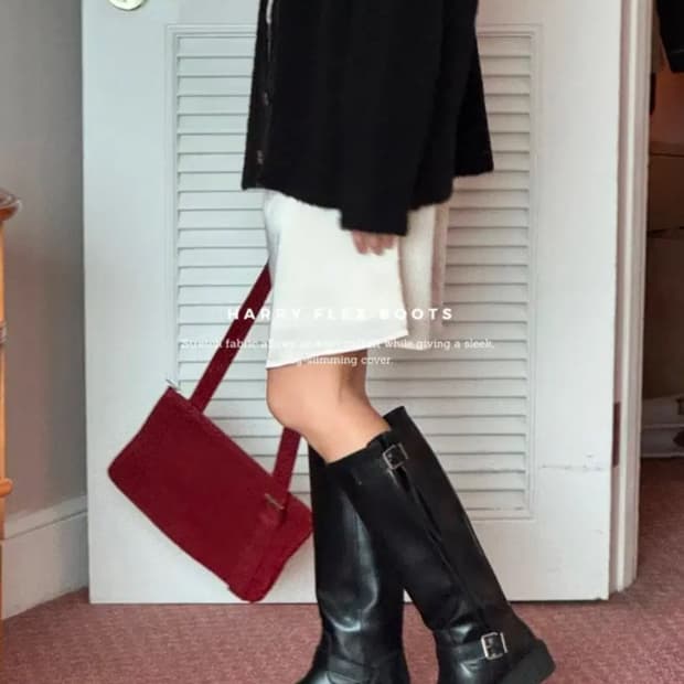 오케이플레이스 OKP 해리플렉스 블랙 롱 부츠 240