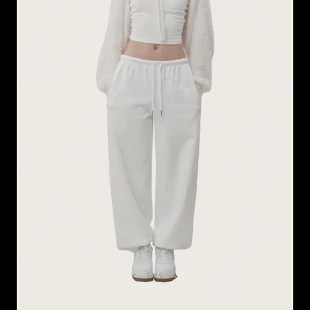 클리시어 베이직 로고 팬츠 Basic logo string jogger