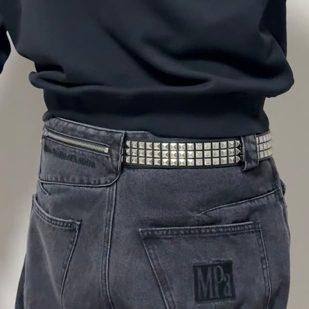 OS/ 빈티지 스터드 벨트