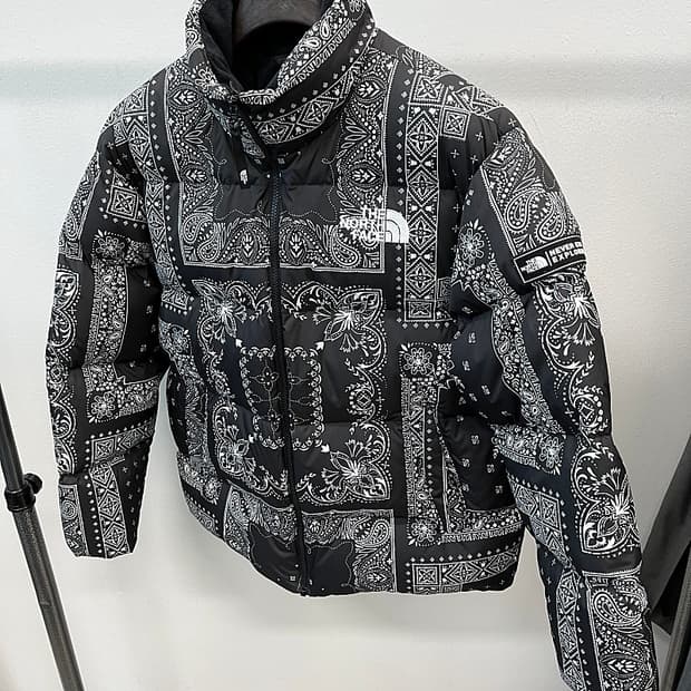 95) 노스페이스 700 페이즐리 다운패딩 