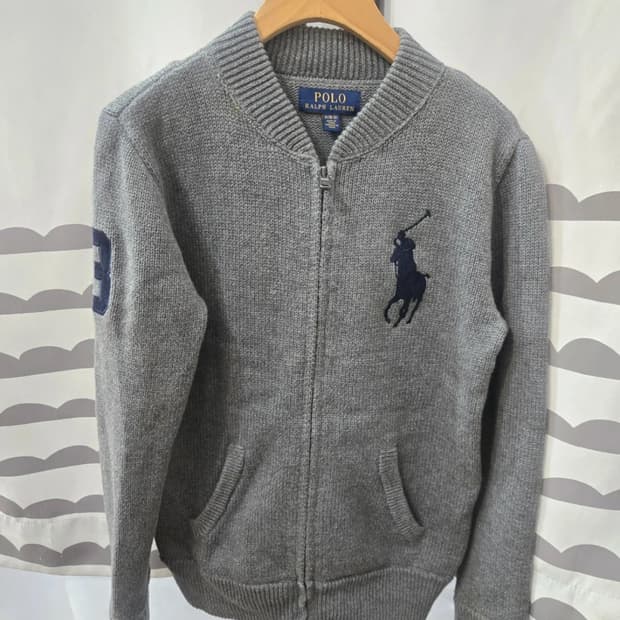 폴로 니트 집업M(10-12)