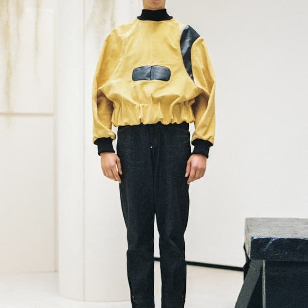 VEJAS LEATHER BOMBER