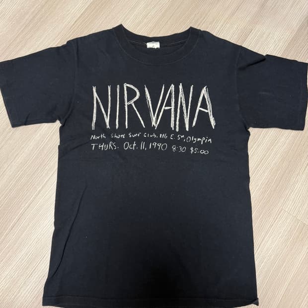 Nirvana 너바나 00s Anvil 티셔츠