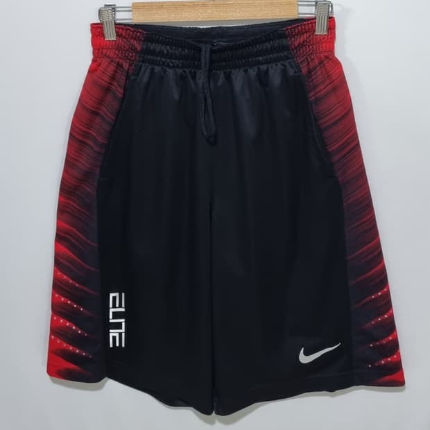 M ) 나이키 엘리트 블랙 기능성 반바지