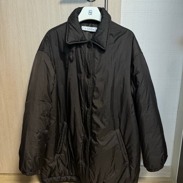 cosmoss 셔링 패딩 자켓