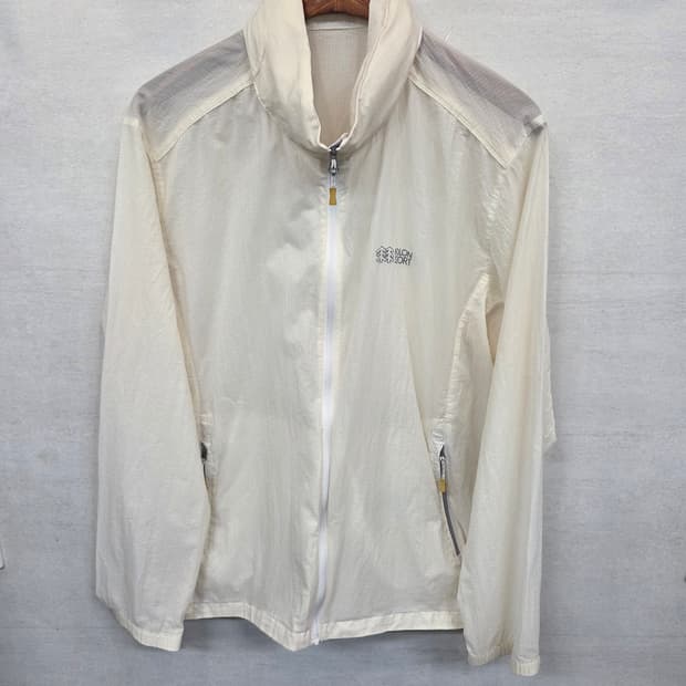 코오롱스포츠 초경량 나일론 바람막이 후드자켓 L