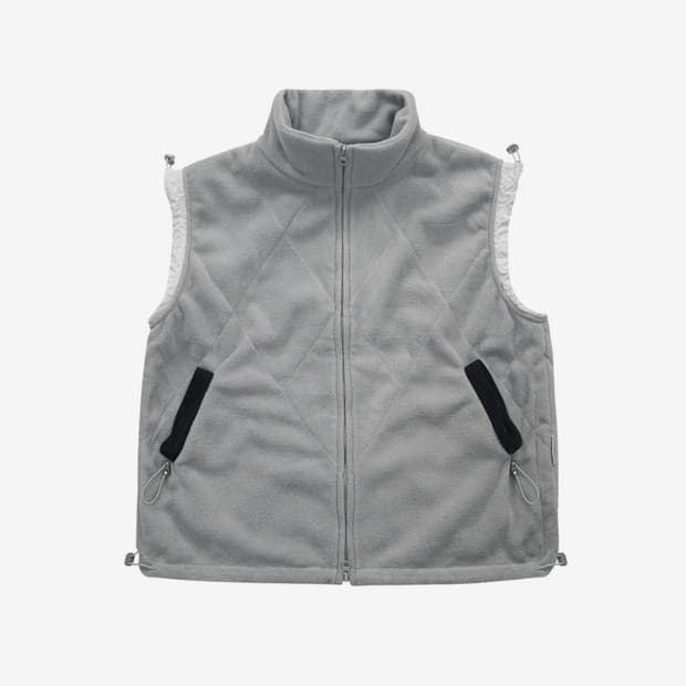 더바이닐하우스 플리스 베스트 그레이 M