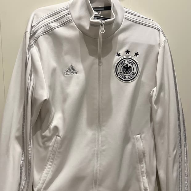 •희귀• 아디다스 화이트 실버 독일 져지 