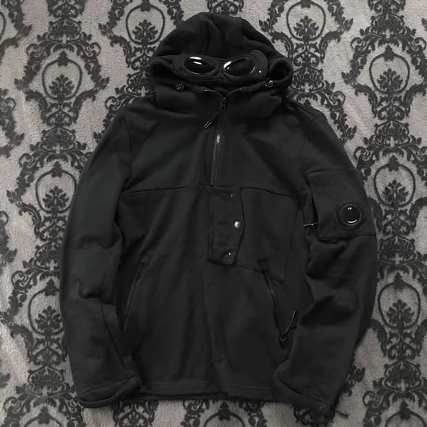 C.p.company 아카이브 고글 렌즈와펜 반집업 후드티 