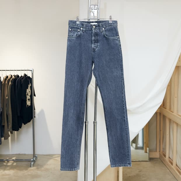 Straight Fit Grey Denim Jeans