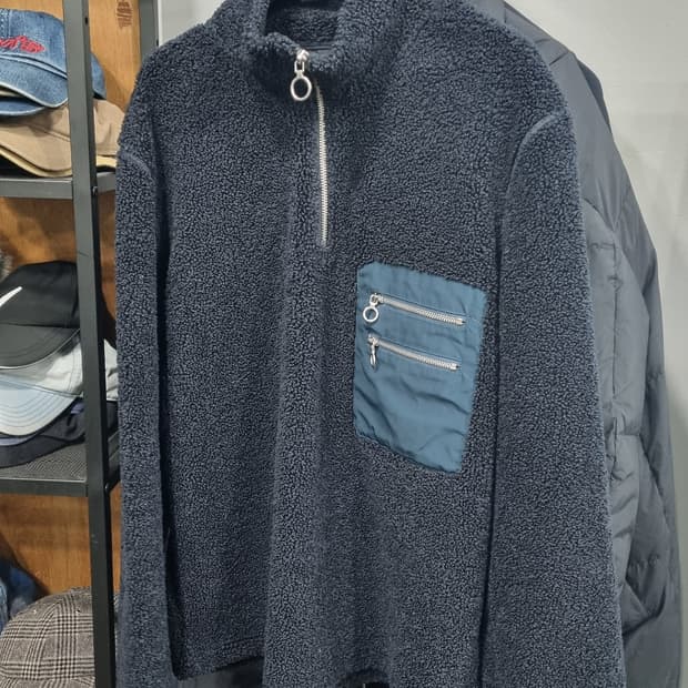 알마니 A/X 뽀글이 반집업 m(국내100~105)