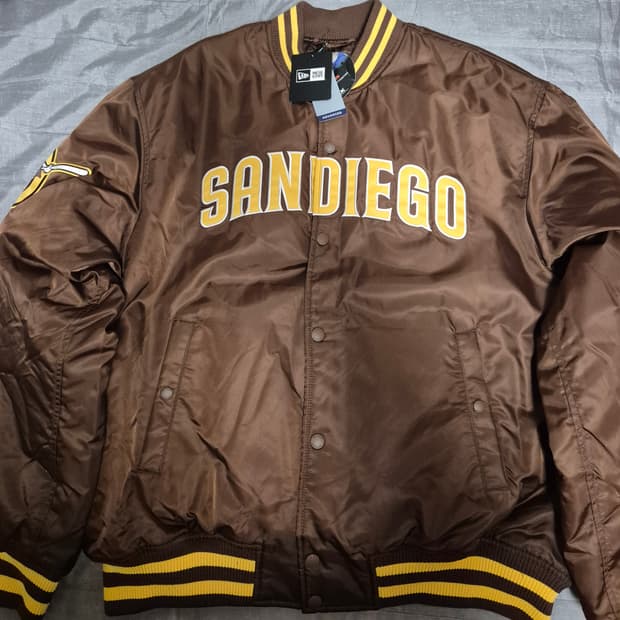 (새상품) 뉴에라 샌디에이고 파드리스 바시티 자켓 xl