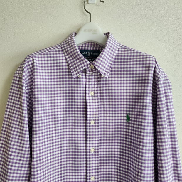 폴로랄프로렌 깅엄체크셔츠 (L