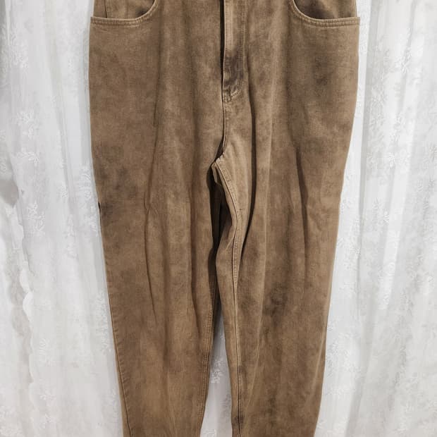 비에스래빗 카펜터 루즈핏 헤비 트윌 팬츠 브라운 (XL)