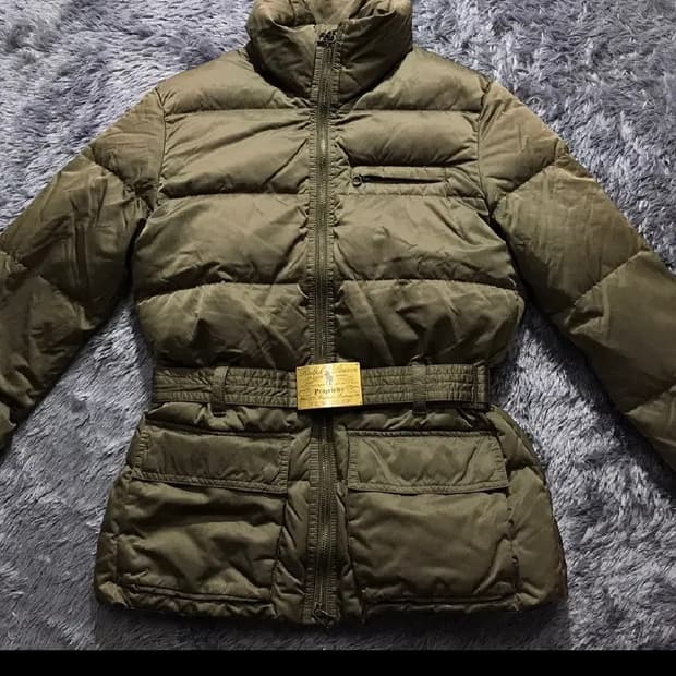 [[M, A급] 폴로(POLO) 랄프 로렌 벨티드 다운 자켓